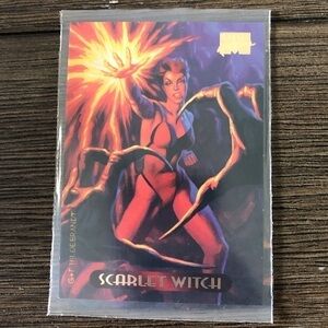 ’94 Marvel Masterpieces trading card: Scarlet Witch #105